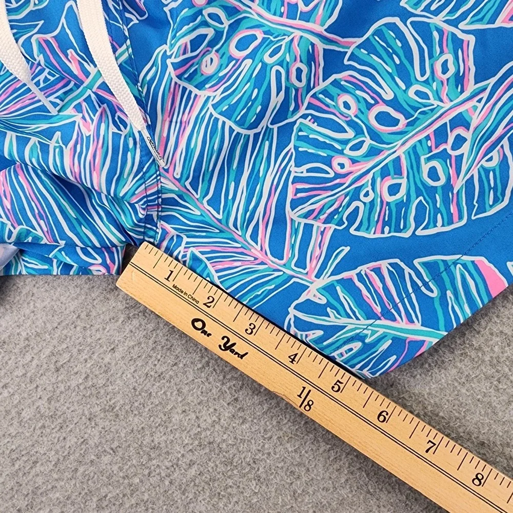 Chubbies Mens M Swim Trunks Tropical Leaves Beach Colorful 5.5